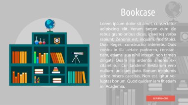 Kitaplık Kavramsal Banner