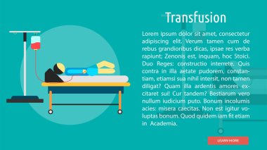 Transfüzyon Kavramsal Banner