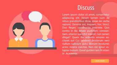 Tartışmak Kavramsal Banner