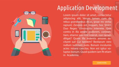 Uygulama Geliştirme Kavramsal Afiş