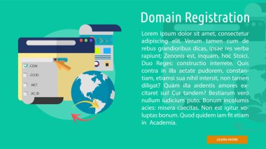 Etki Alanı Kayıt Kavramsal Banner