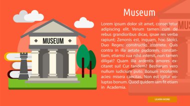 Müze kavramsal afiş