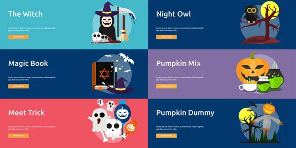 Koncepční Design Halloween — Stockový vektor