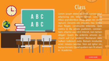 Sınıf kavramsal afiş