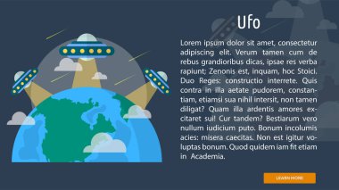UFO kavramsal afiş