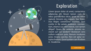 Keşif kavramsal afiş