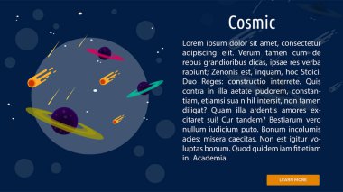 Kozmik kavramsal afiş