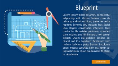 Blueprint kavramsal afiş