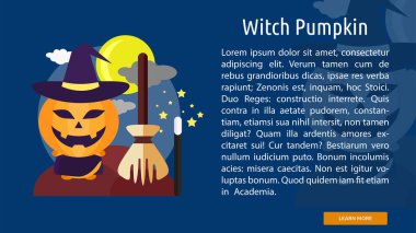 Cadı kabak kavramsal afiş