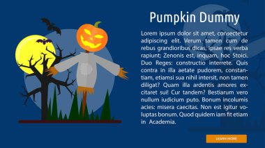 Kabak kukla kavramsal afiş