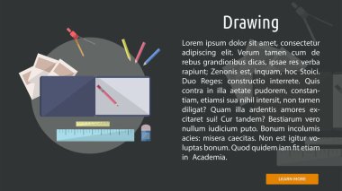 Çizim kavramsal afiş