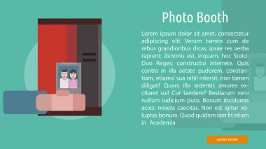 Photo Booth kavramsal afiş