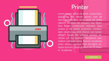 Yazıcı kavramsal afiş