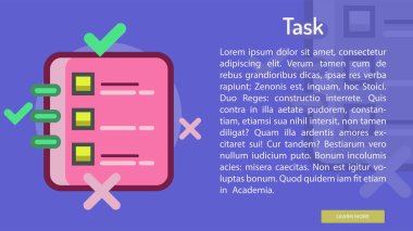 Görev kavramsal afiş