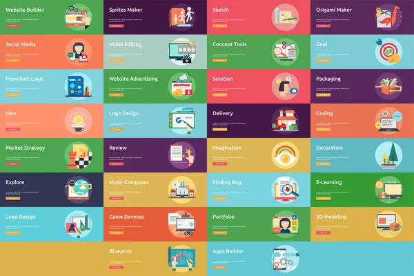Creative Process Conceptual Design Stock Illustration