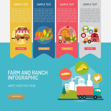 Infographic Çiftliği ve Ranch