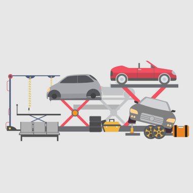 Makinenin olduğu dükkanın arka plan