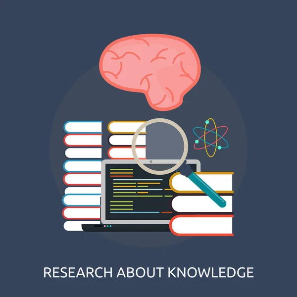Έρευνα σχετικά με τον εννοιολογικό σχεδιασμό γνώση — Διανυσματικό Αρχείο