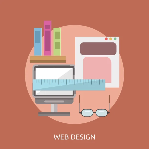 Конкурентный веб-дизайн — стоковый вектор