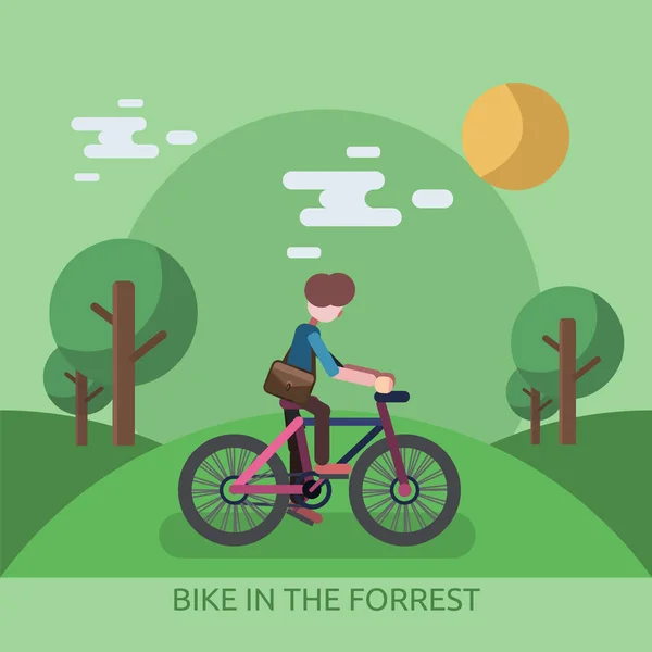 Bike In The Forrest Conceptual Design