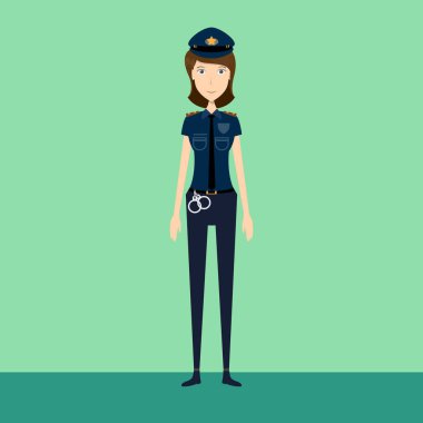 Policelady karakter tasarımı