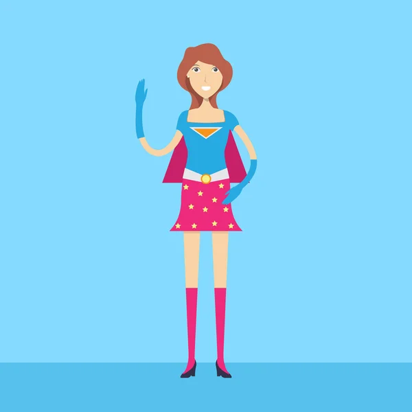 Super héroe personaje — Vector de stock