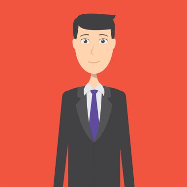 Bankacı karakter tasarımı