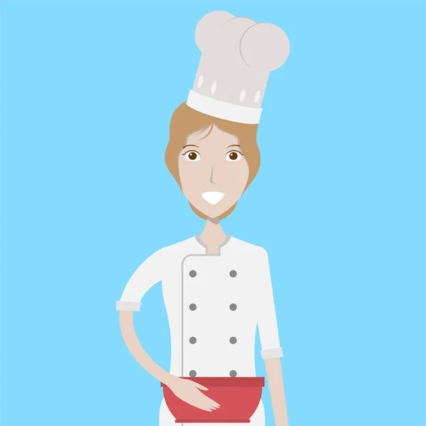 Baker Diseño de caracteres — Vector de stock