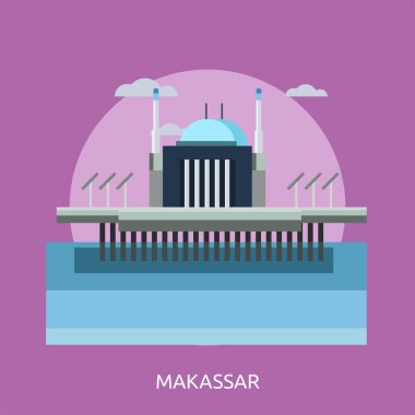 Makassar Endonezya şehir kavramsal tasarım