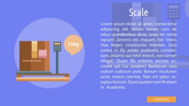 Ölçek kavramsal afiş