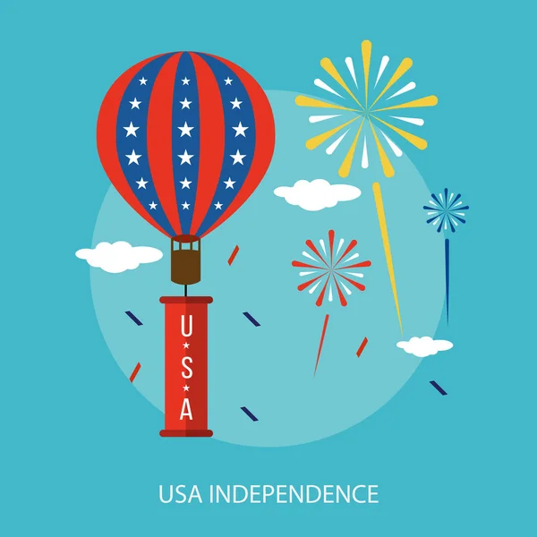 Estados Unidos Independencia Conceptual Design — Archivo Imágenes Vectoriales