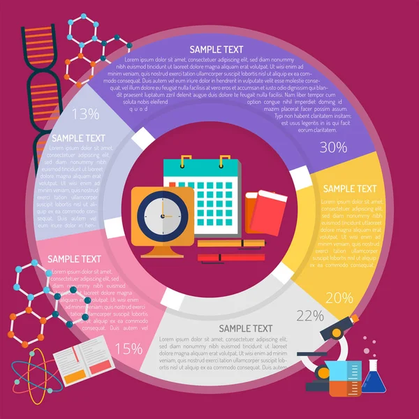 Zamanlama diyagramı Infographic