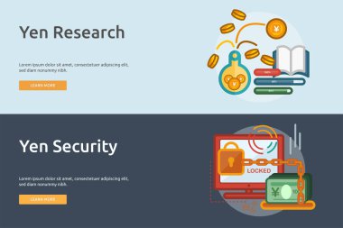 Para birimleri kavramsal Banner tasarımı