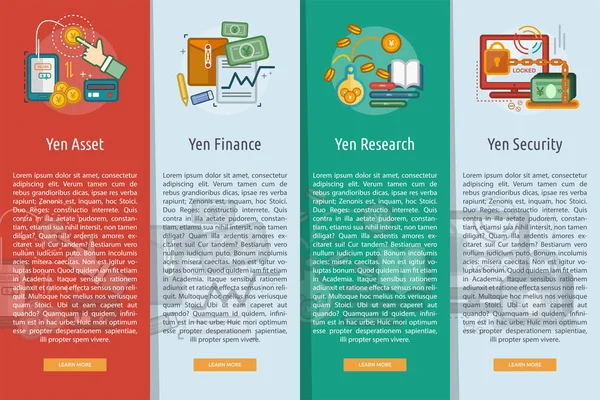 Para birimleri dikey Banner kavramı