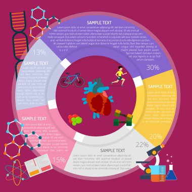 Kalp sağlıklı Infographic