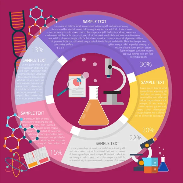 Probándolo Infografía — Vector de stock