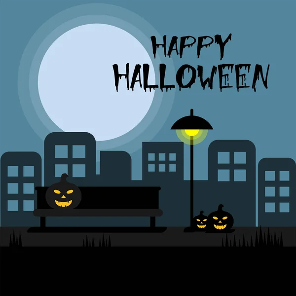 Halloween Road projektowanie — Wektor stockowy