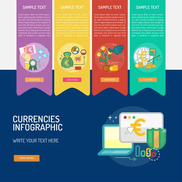 图表货币设计 — 图库矢量图片