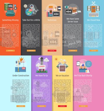 Web bakım afiş kavramı