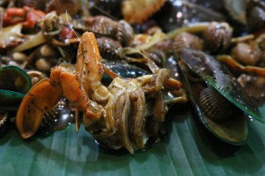 yengeçler karabiber, deniz ürünleri karabiber, Endonezya gıda | Asya gıda