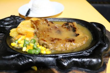 Sığır eti karabiber, biftek, kızartma, Endonezya gıda | Asya gıda