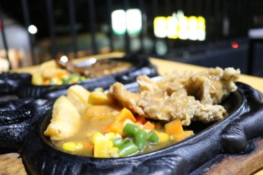 Sığır eti karabiber, biftek, kızartma, Endonezya gıda | Asya gıda