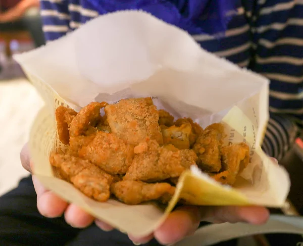 Nuggets Frango Frango Frito Snacks Chicken Alimentos Indonésios — Fotografia de Stock