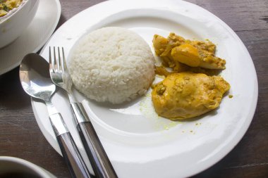 Yumurta soya sosu, tavuk soya sosu, Opor Ayam, tavuk suyu, Endonezya gıda | Assian gıda