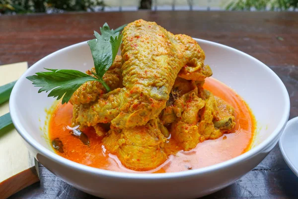 Chicken Curry Kulinarisch Indonesisches Essen — Stockfoto