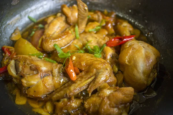 Курячі Соєвим Соусом Курка Продовольство Індонезійська Харчування Азіатський Харчової — стокове фото