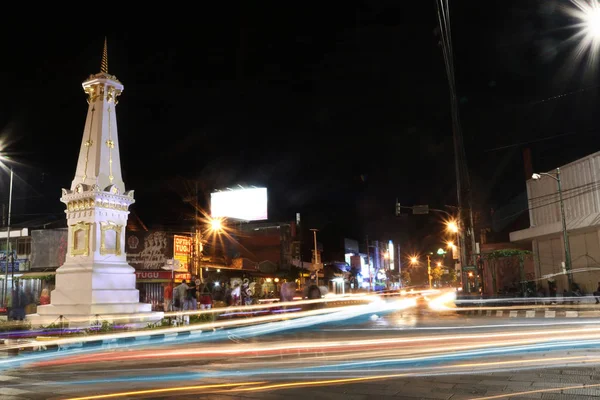 Tugu Yogyakarta Tugu Jogja Tugu Leichter Pfad — Stockfoto