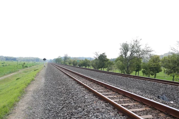 Train Indonesia Rail Train Indonesia Train Yogyakarta City Indonesian City — Stock Photo, Image