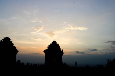 Sunset, Candi Ijo, Doğal Tur, Yeşil Tapınak Endonezya Seyahat