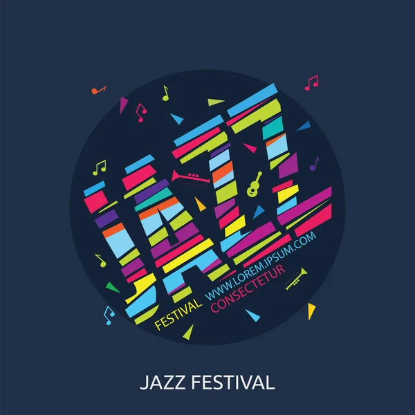 Festival Jazz Conception — Image vectorielle